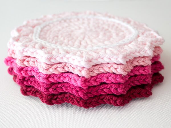 25+ Free easy crochet coasters patterns