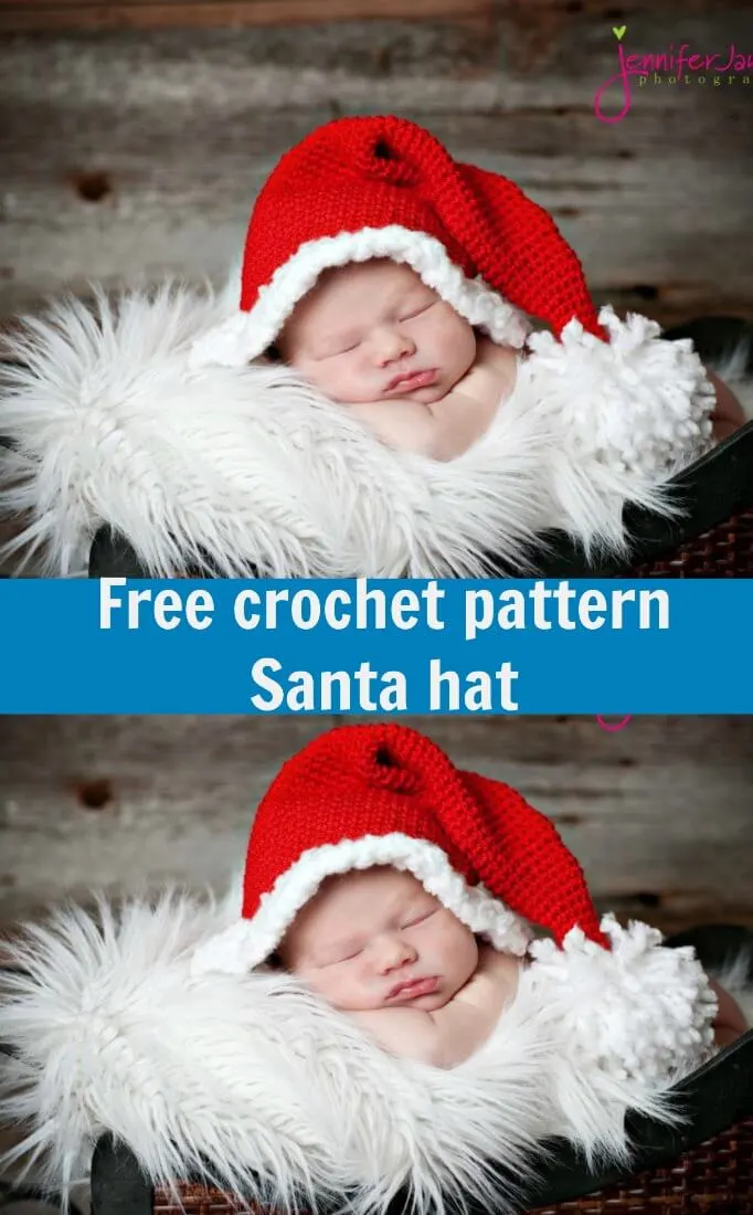 free crochet pattern santa hat by jennyandteddy