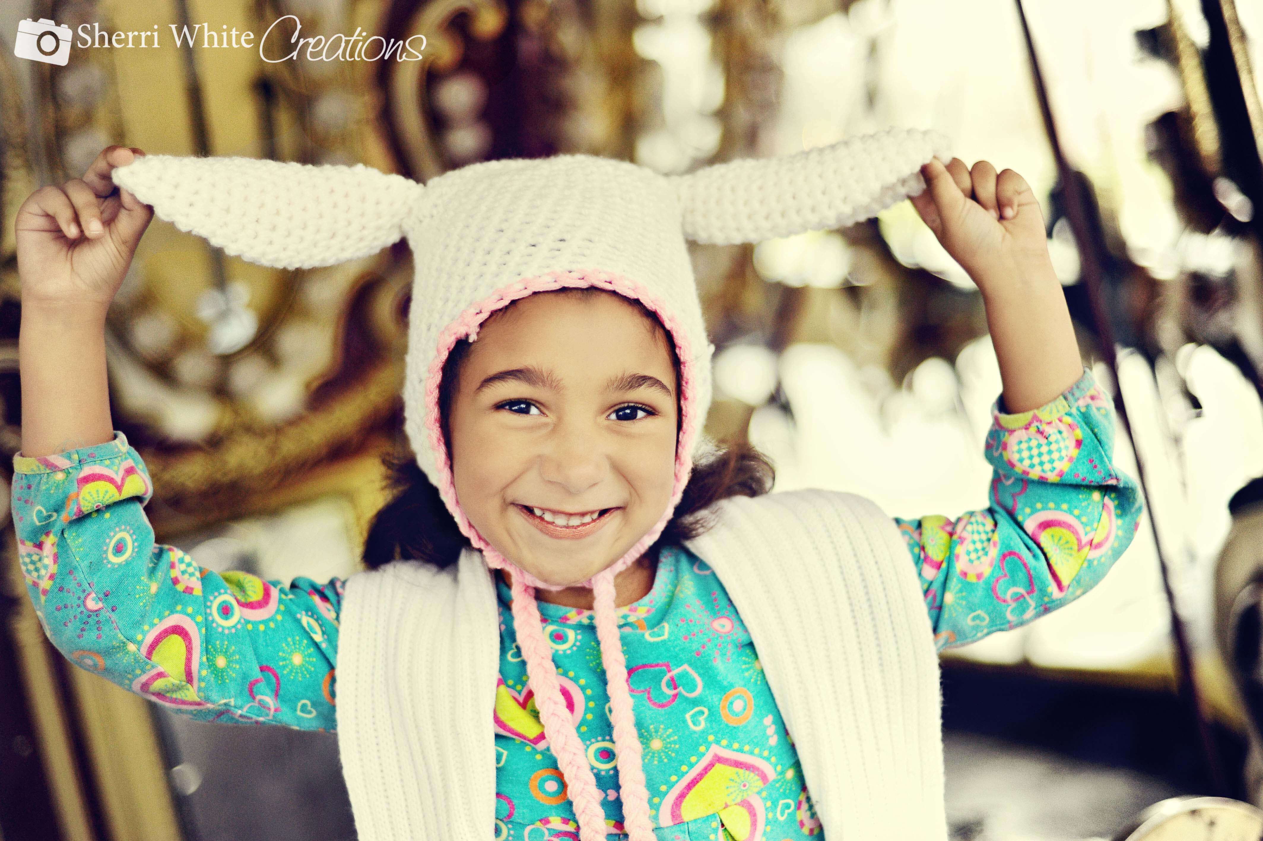 easter bunny crochet hat free pattern