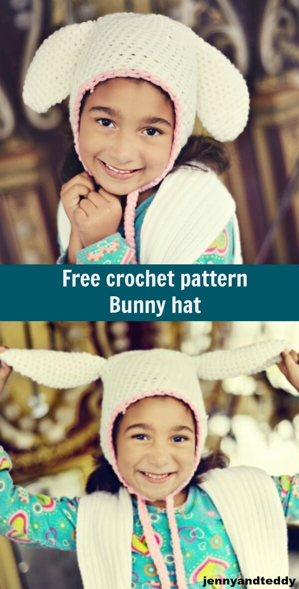 bunny crochet hat free pattern