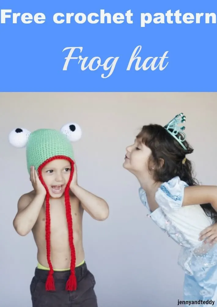 frog hat free crochet pattern by jennyandteddy