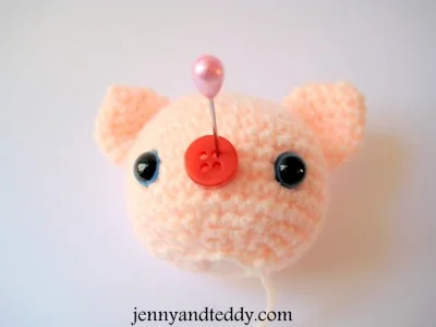 sewing pieces together for amigurumi dolls