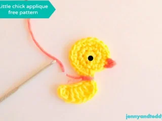chicken , duck crochet applique free patterns