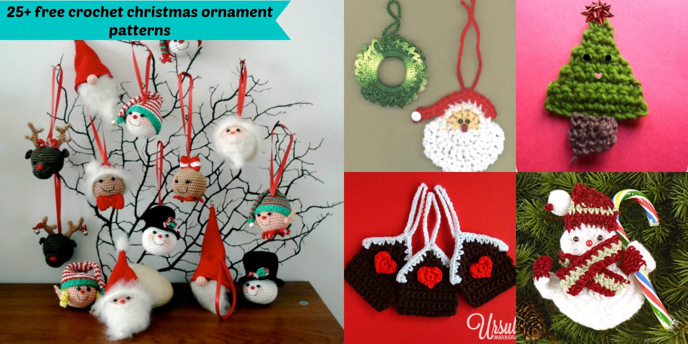 9+ free crochet Christmas ornament patterns   jennyandteddy
