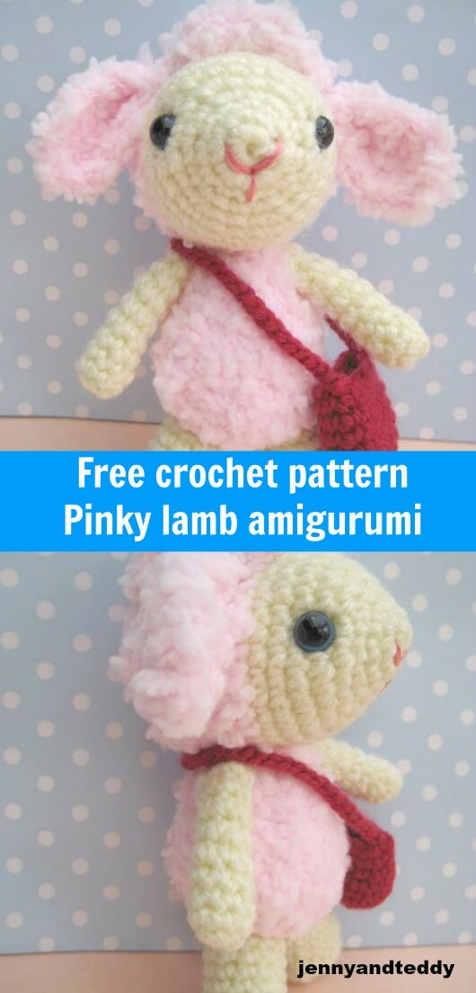 pinky lamb free amigurumi crochet pattern