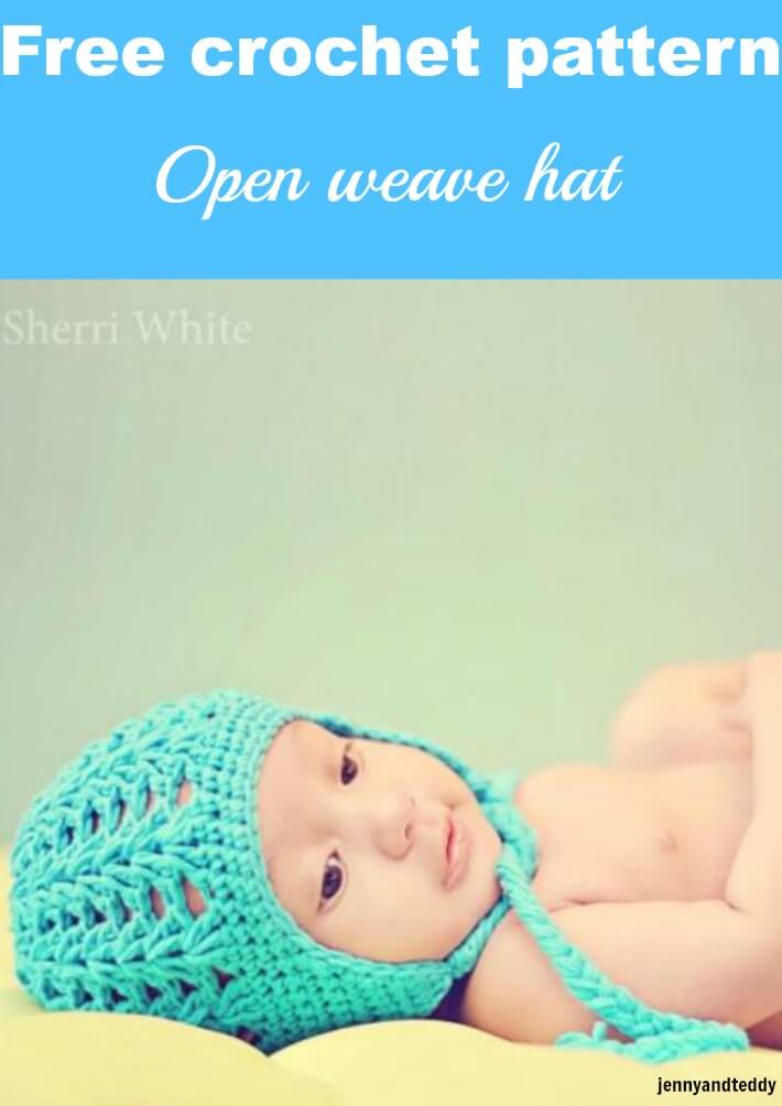 open weave summer hat free crochet pattern by jennyandteddy
