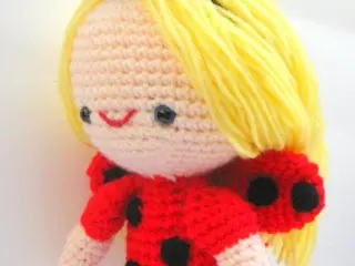 ladybug girl amigurumi free pattern