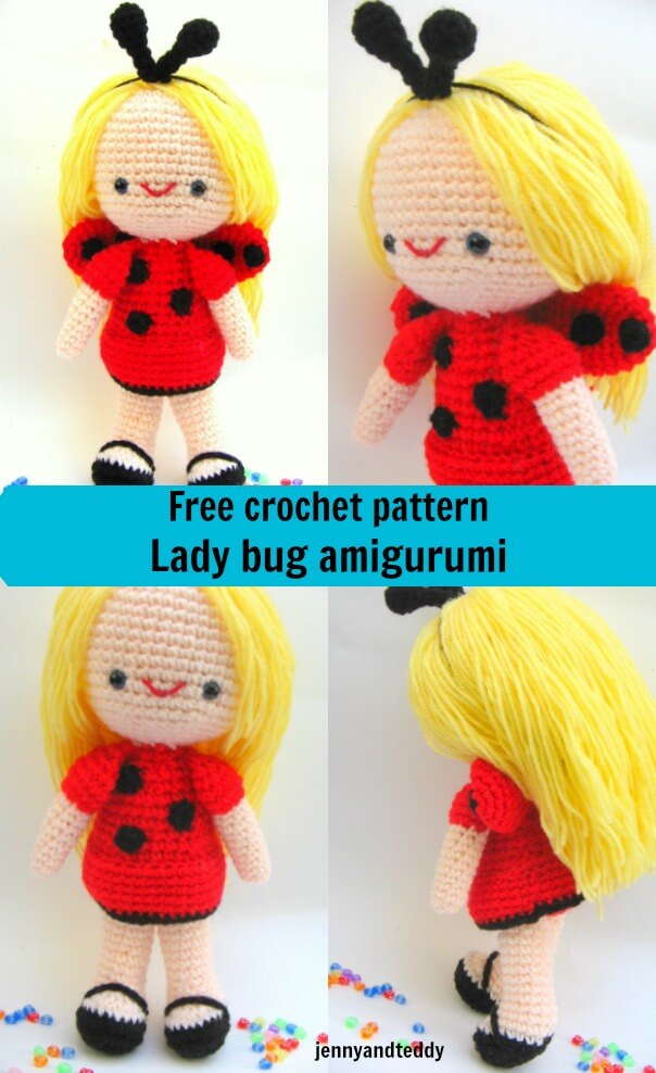 free amigurumi crochet pattern ladybug