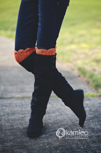 1.free crochet boot cuff pattern