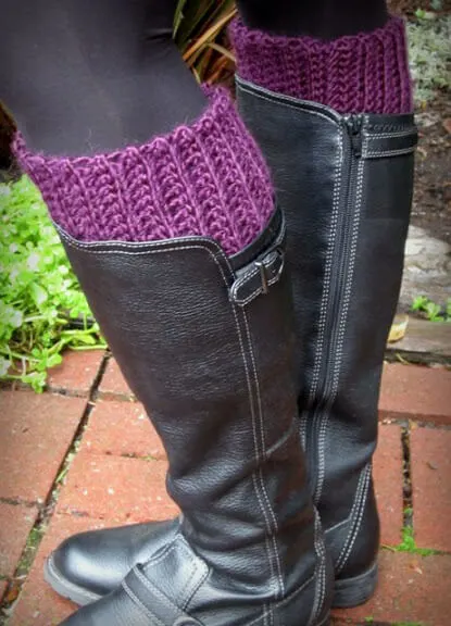 24. crochet tutorial boot inserts a