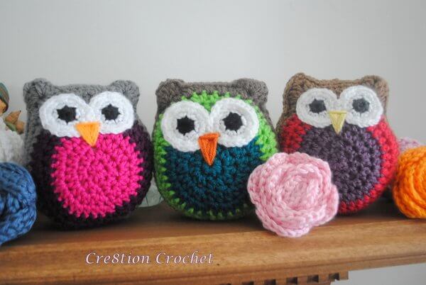 16.owl family crochet tutorial cushion