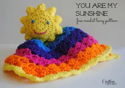 4. sun baby blanket free crochet pattern