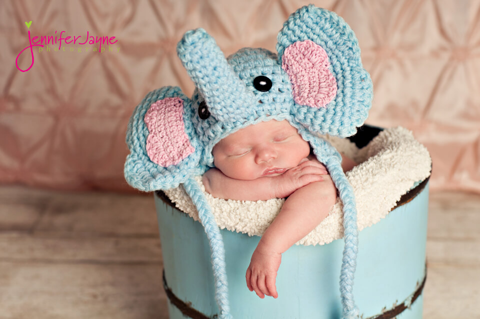 elephant crochet baby hat free pattern Jenny Teddy