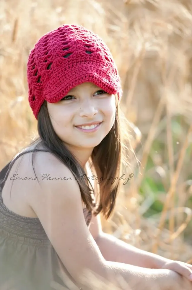 summer crochet hat free pattern by jennyandteddy