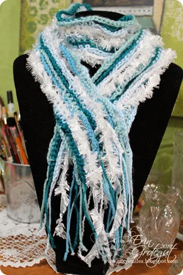 12.free crochet frozen scarf pattern
