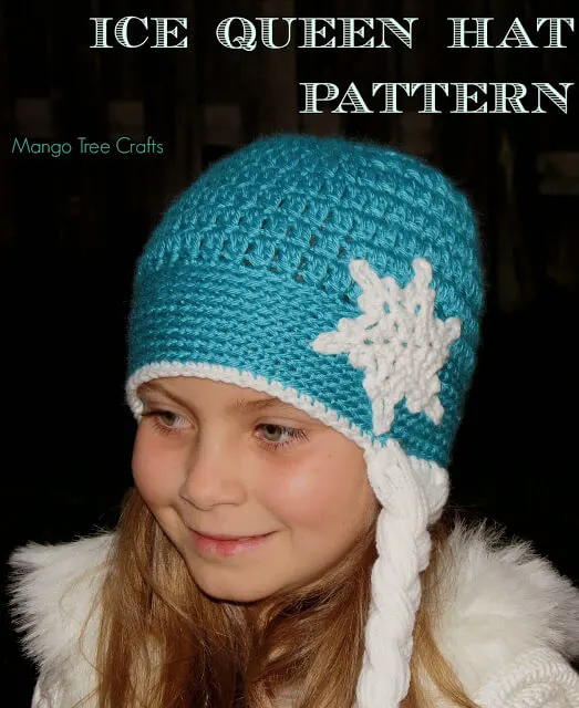 16.ice queen free crochet hat pattern elsa hat