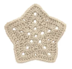 18.crochet star applique tutorial