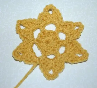 20.crochet star applique