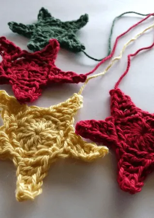 23.crochet star free pattern