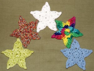 24.free crochet star easy pattern