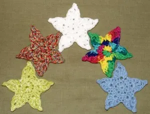 24.free crochet star easy pattern