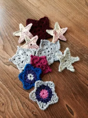 25_point_stars_free crochet pattern