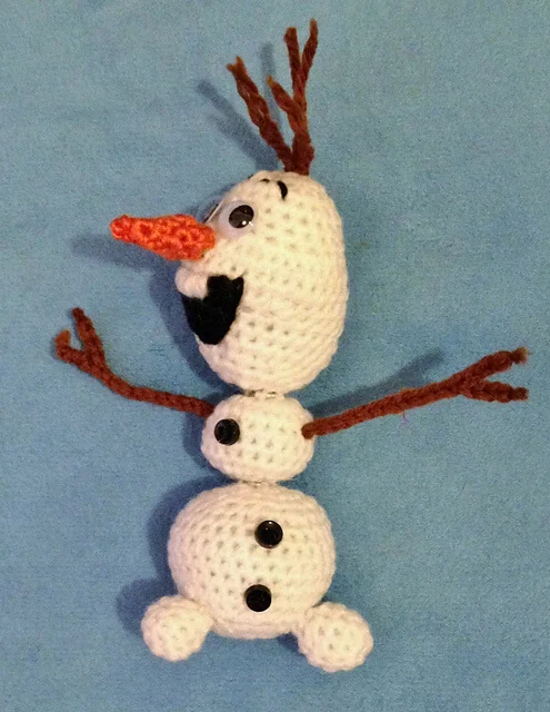 3.Olaf free crochet pattern frozen inspried