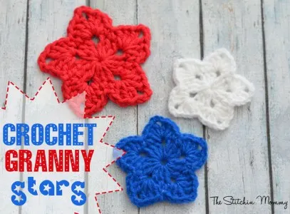 3.crochet granny square star easy