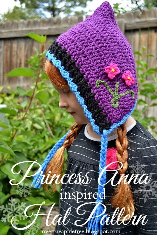 9.princess Anna crochet hat free pattern