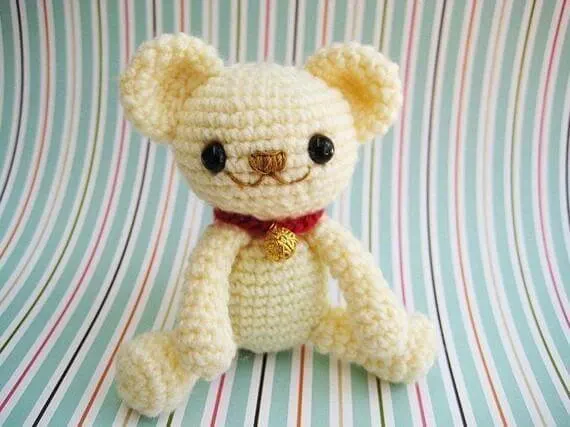 freeteddybearamigurumicrochetpattern by jennyandteddy