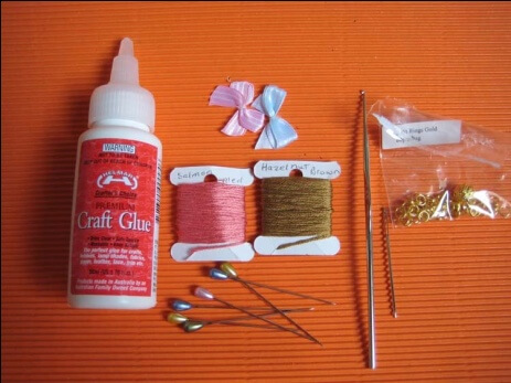 material and tool for amigurumi project