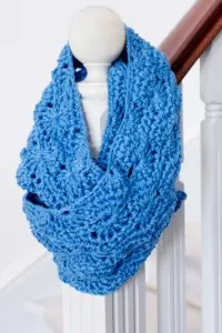 19.free beginner infinity Scarf Crochet Pattern