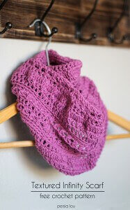 20.crochet infinity scarf tutorial how to