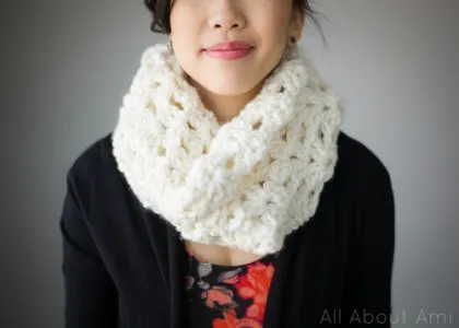 21.round shellstitches cowl easy tutorial