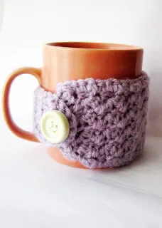 free easy Easy crochet mug cozy DIY pattern