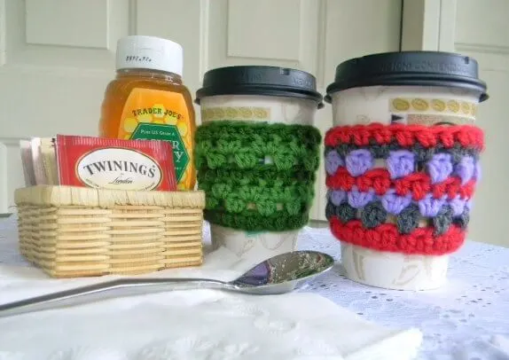 Free easy Coffee Cozy Crochet Pattern