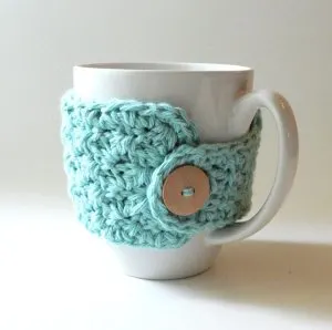 free easy Mug cozy crochet pattern