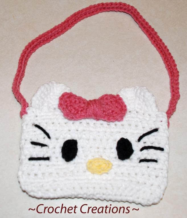 Big Hello Kitty Crochet Free Pattern