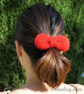 Hello Kitty Crochet Bow Free Pattern