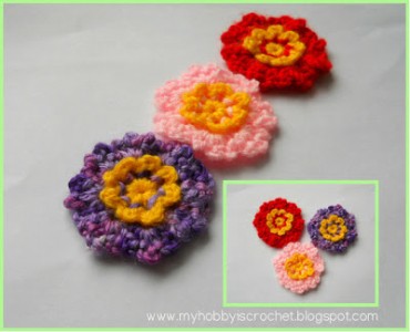 10.how to make crochet flower free collage dainty flowers