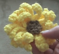 20. free flower crochet marigold pattern tutorial