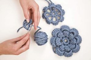 23.flower crochet8 petal easy how to tutorial free pattern
