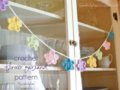 26. crochet easy Flower-Garland1_1