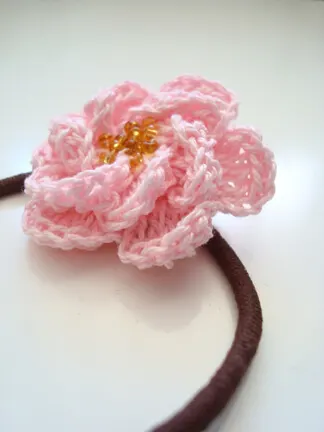 31. crochet rose flower free pattern tea-rose-for-pony