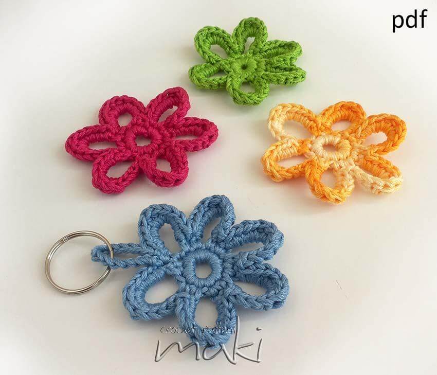 37.flower applique easy beginner free pattern