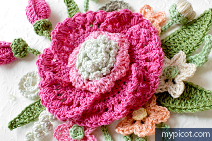 38. flower bouquet easy free crochet pattern