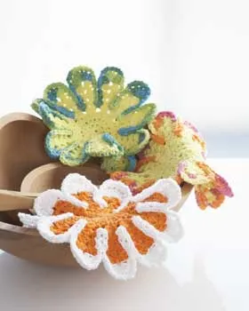 43.free crochet Flower-Dish-Cloths