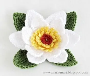 9.crochet how to beginner flower free pattern