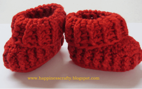 crochet booties for 1 year old