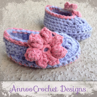 13.how to crochet newborn baby bootie